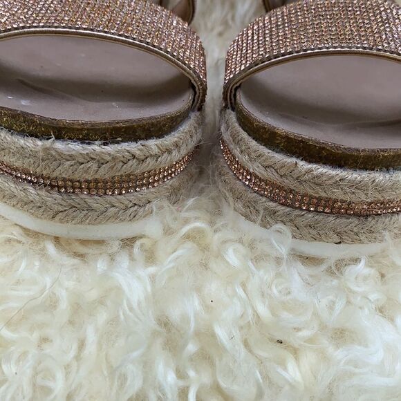 Madden girl rhinestone platform espadrille sandals - Picture 6 of 6